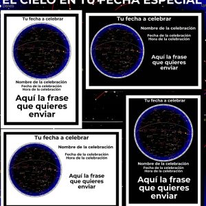 El cielo en tu fecha especial (Enmarcado)